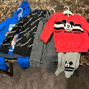 4 boys sweat suits. Full Sets